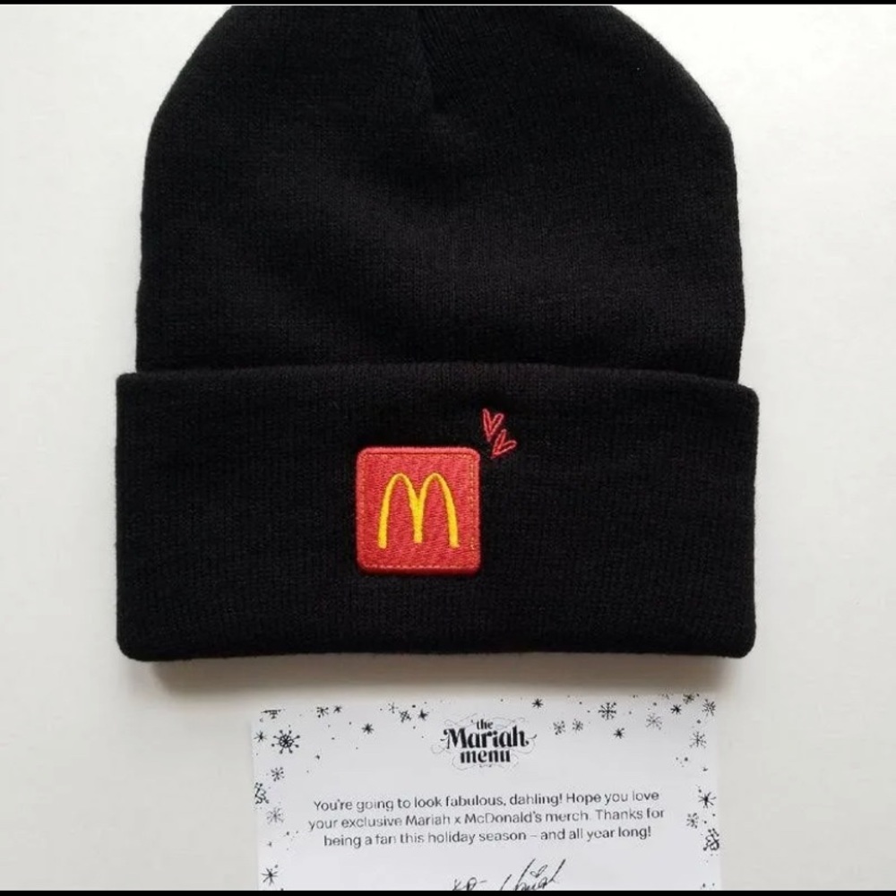 Mariah Carey x McDonald’s Beanie. Limited edition NEW!